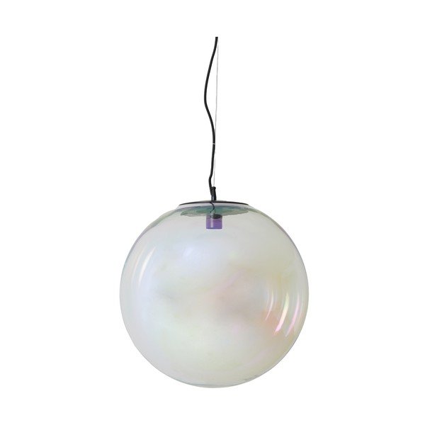 Lustră cu abajur din sticlă ø 48 cm Medina – Light & Living