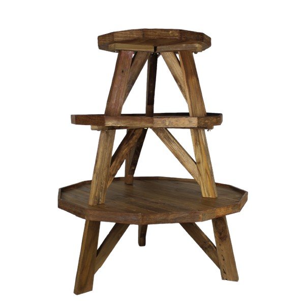 Măsuță de cafea din lemn de tec HSM Collection Diamond, Ø 90 cm-image-1