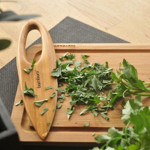 Cuțit din bambus pentru plante aromatice Bambum Gaas-image-1