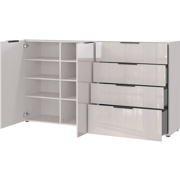 Comodă crem joasă 184x102 cm Oakland – Germania-image-3