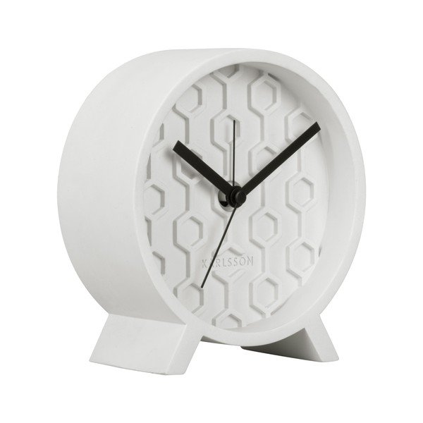 Ceas deșteptător ø 13 cm Honeycomb – Karlsson-image-2