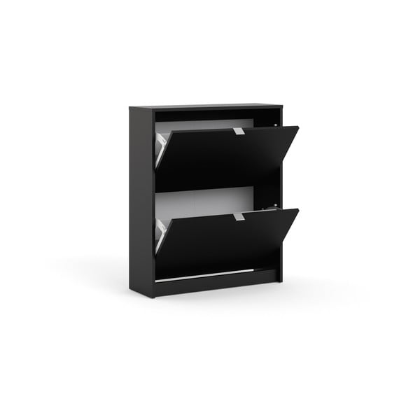 Pantofar negru cu deschidere înclinată Shoes – Tvilum-image-4