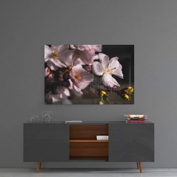 Tablou din sticlă Insigne Flowers II.-image-1