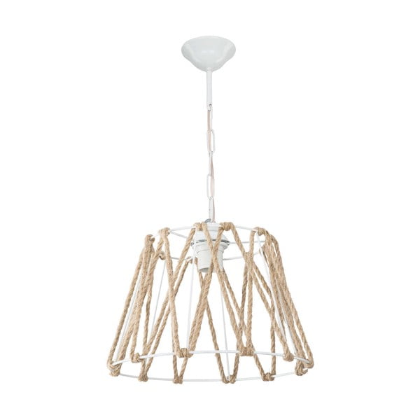 Plafonieră albă/în culoare naturală 55x30 cm – Squid Lighting-image-2