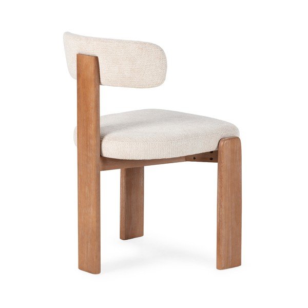 Scaune de dining crem 2 buc. tapițate Nadia – MOME-image-4