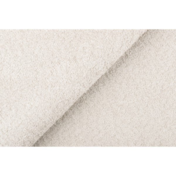 Colțar alb cu tapițerie din stofă bouclé (cu colț pe partea dreaptă) Roxy – Scandic-image-1