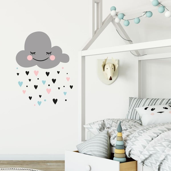 Set autocolante pentru perete Ambiance Cloud-image-1