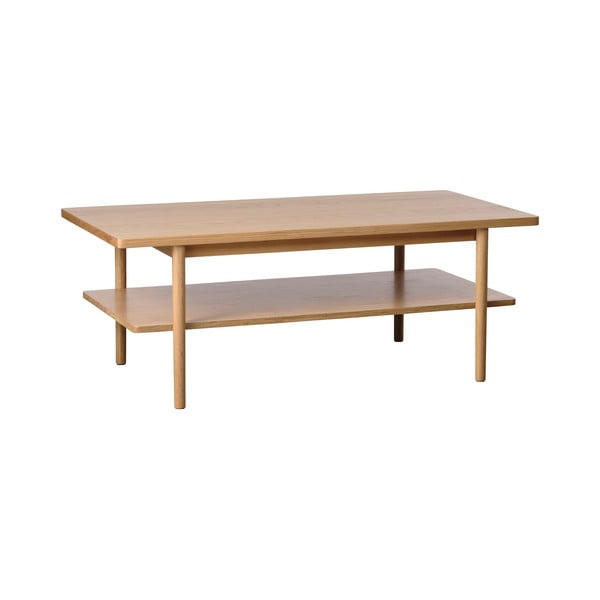 Măsuță de cafea cu blat cu aspect de lemn de stejar 60x120 cm Ponza – Unique Furniture-image-2