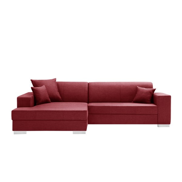 Canapea cu șezlong partea stângă Interieur De Famille Paris Perle, roșu