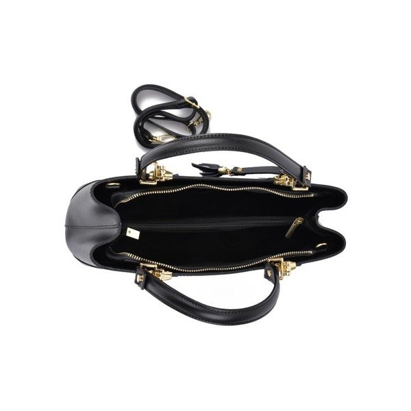 Geantă din piele Isabella Rhea Munda, negru-image-3