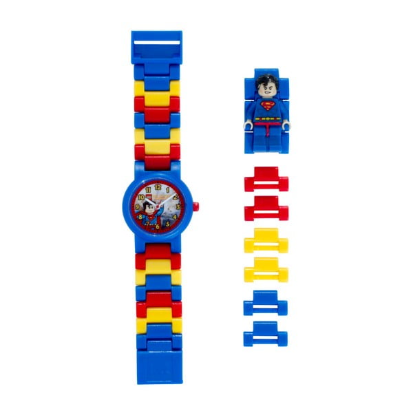 Ceas de mână și figurină LEGO® DC Super Heroes Superman