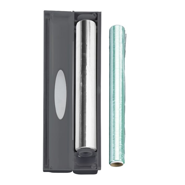 Suport pentru folie de aluminiu gri din plastic – Wenko-image-2