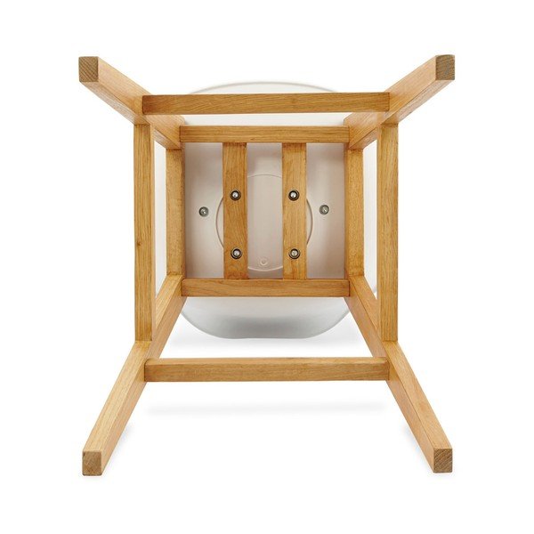 Set 2 scaune de bar  Kokoon Design Elody, alb -image-4