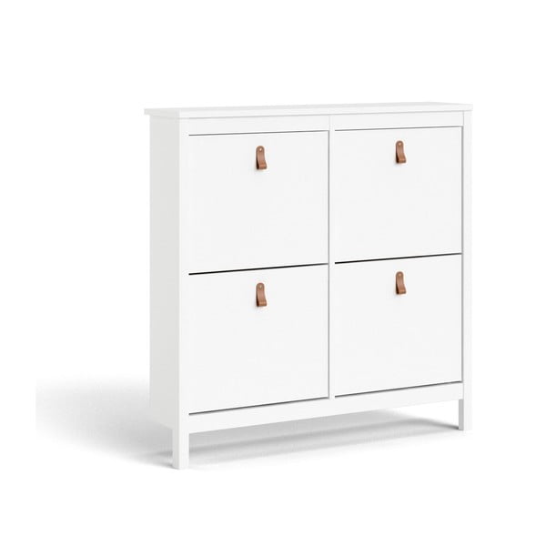 Pantofar alb cu deschidere înclinată Madrid – Tvilum-image-2