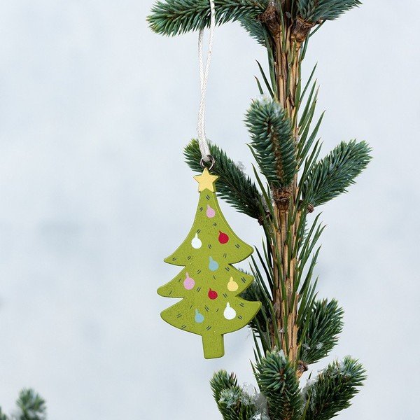 Decorațiune din lemn pentru bradul de Crăciun Rex London Tree-image-1