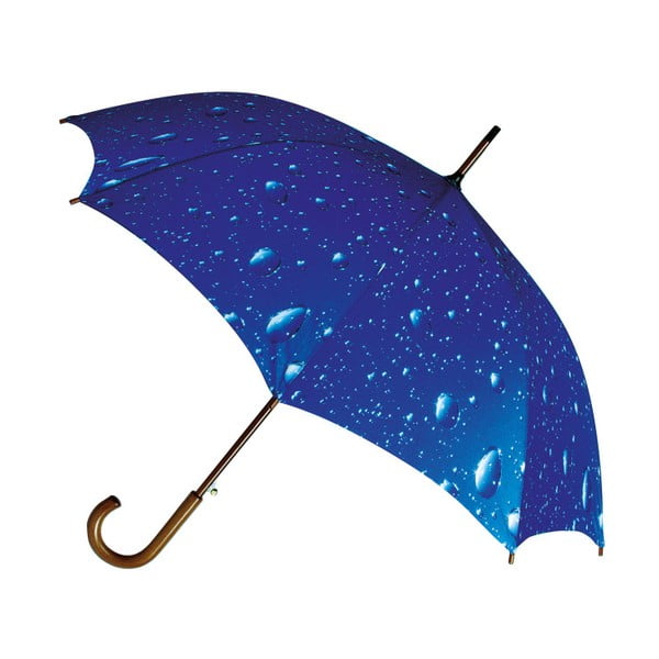 Umbrelă Ambiance Rain Drops, albastru 