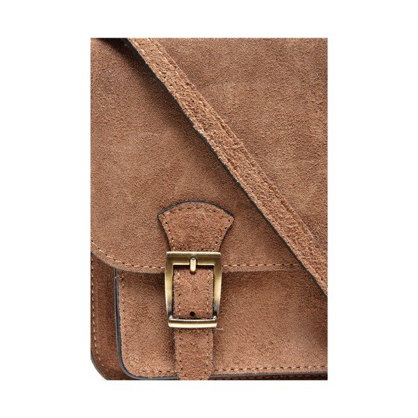 Geantă de umăr din piele Renata Corsi, maro deschis-image-3