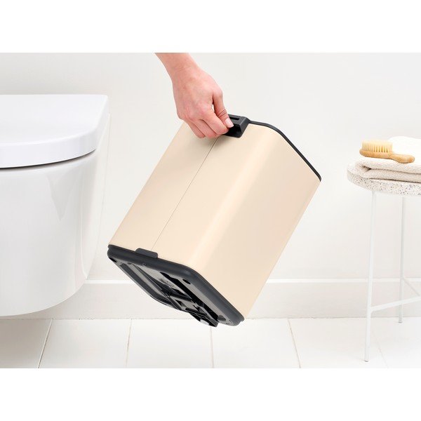 Coș de gunoi bej cu pedală din oțel 7 l Bo – Brabantia-image-2