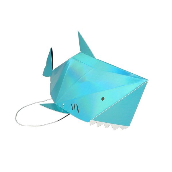 Pălării din hârtie 8 buc. Shark – Meri Meri-image-3