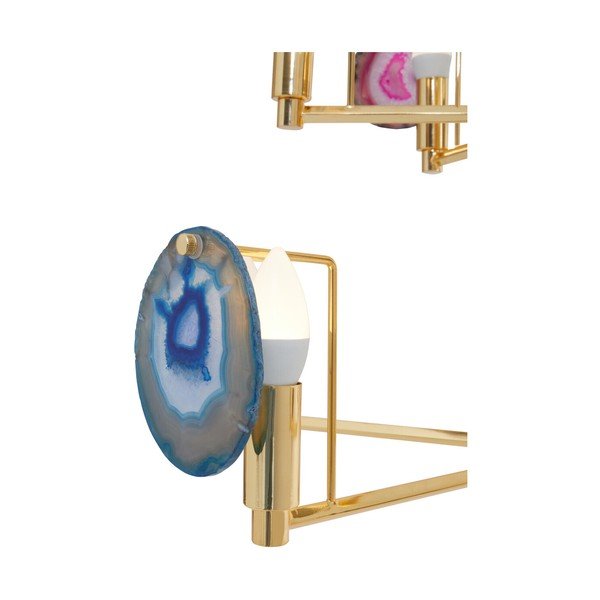 Lustră aurie din metal Glamour – Premier Housewares-image-3