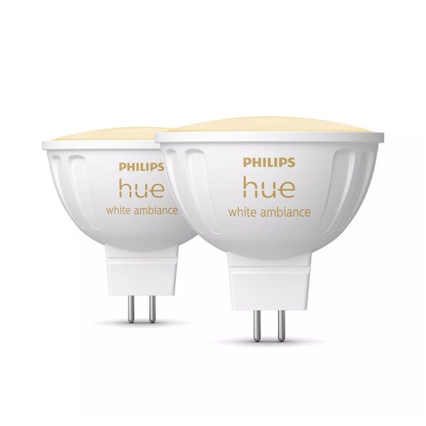 Becuri smart GU 5,3, 2 buc. 5 W White ambiance – Philips Hue-image-1