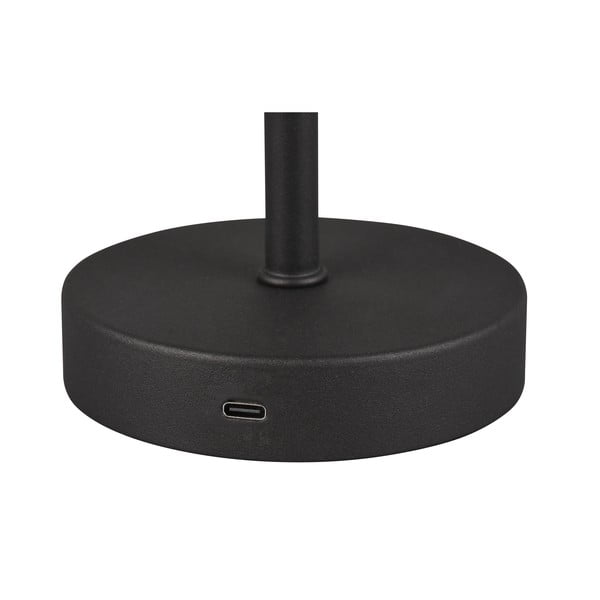 Veioză negru-mat LED cu intensitate reglabilă (înălțime 30 cm) Jeff – Reality-image-4