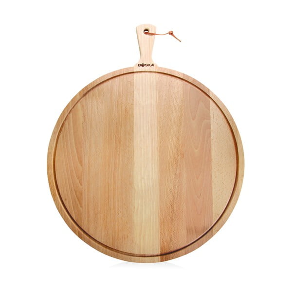 Platou din lemn de fag Boska Round Amigo, 61,5 x 50 cm