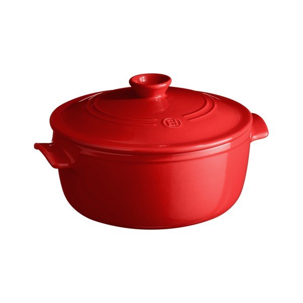 Oală cu capac din ceramică 3,9 l Flame – Emile Henry
