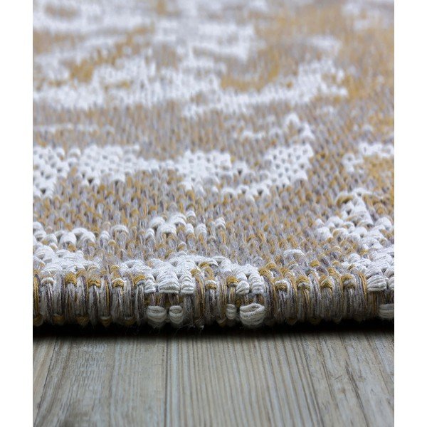 Covor din bumbac Oyo home Casa, 75 x 150 cm, galben-bej-image-2