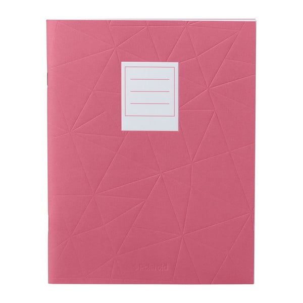 Agendă  Polaroid Soft Touch, 23 x 17,7 cm, roz