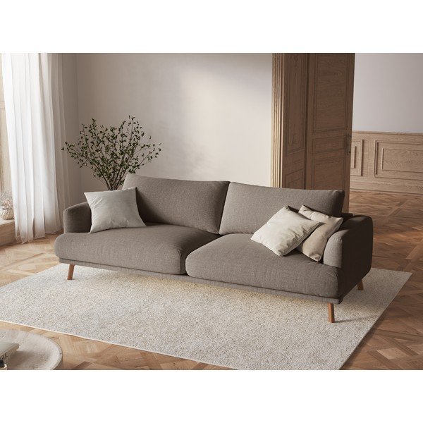 Canapea taupe 200 cm Naomi – Micadoni -image-1
