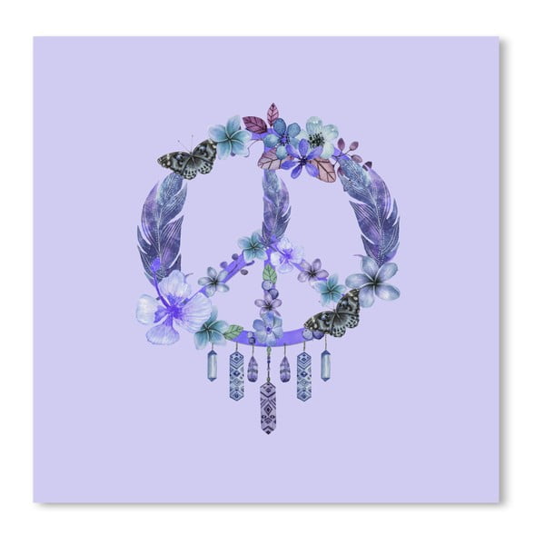 Poster Americanflat Peaceful Dream, 30 x 30 cm, mov