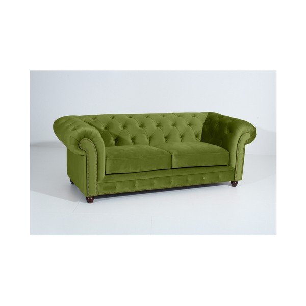 Canapea Max Winzer Orleans Velvet, 216 cm, verde-image-2