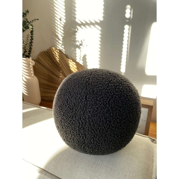 Pernă decorativă din material bouclé ø 25 cm Top – Mioli Decor-image-3