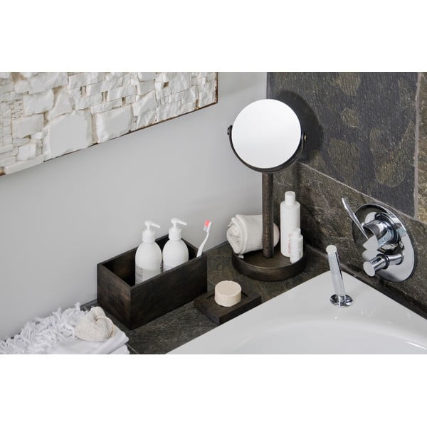 Cutie pentru depozitare din lemn de stejar, Wireworks Mezza Dark Wireworks-image-1