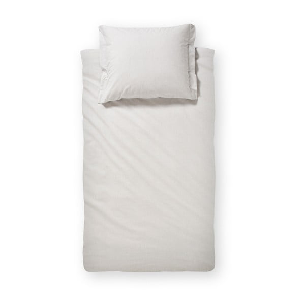 Lenjerie de pat din bumbac Damai Aldo Wool White, 200 x 140 cm, alb