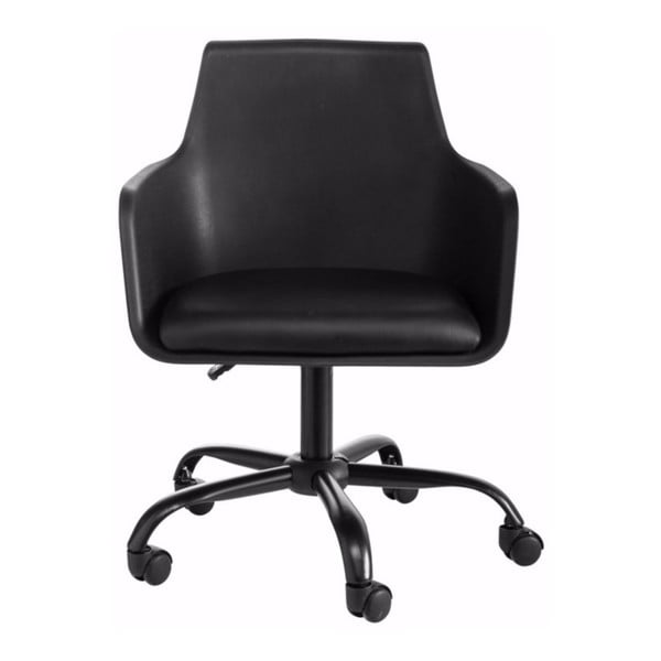  Scaun de birou reglabil Støraa Leslie, negru-image-3