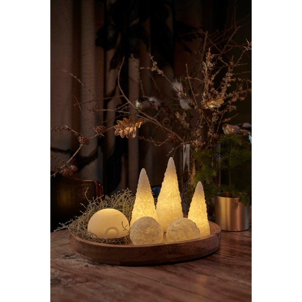 Decorațiune cu lumină LED Sirius Snow Cone, înălțime 18 cm-image-1