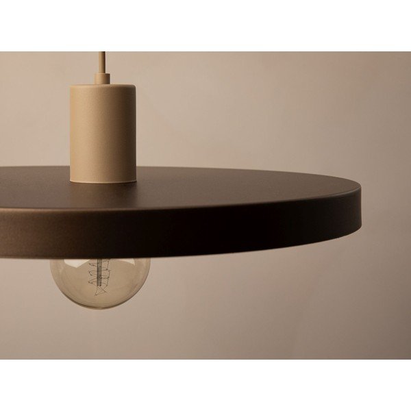 Lustră maro deschis din metal ø 40 cm Ori – Micadoni -image-1