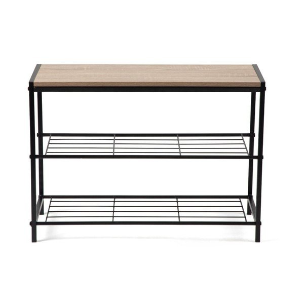 Pantofar negru din oțel 63x44x30 cm Asten – Bonami Essentials-image-2