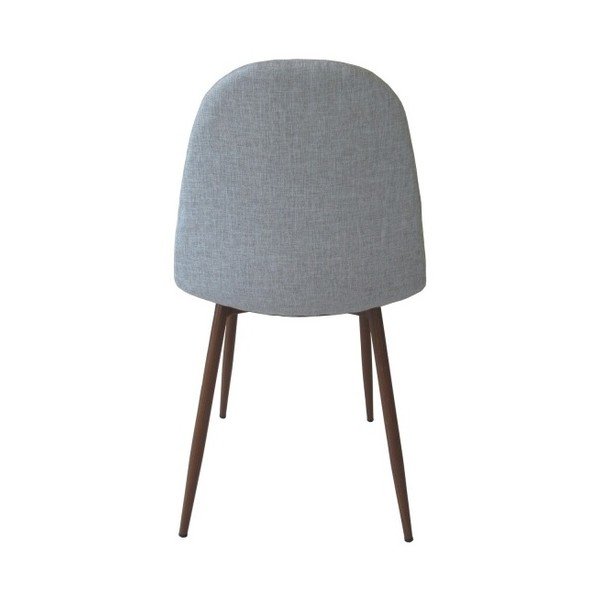 Scaun cu picioare din metal Sofie, gri-image-2