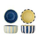 Boluri mici galbene/albastre 4 buc. din ceramică 300 ml Phoenix – Bloomingville
