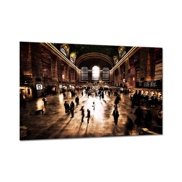Tablou din sticlă Styler Grand Central, 120 x 80 cm-image-1
