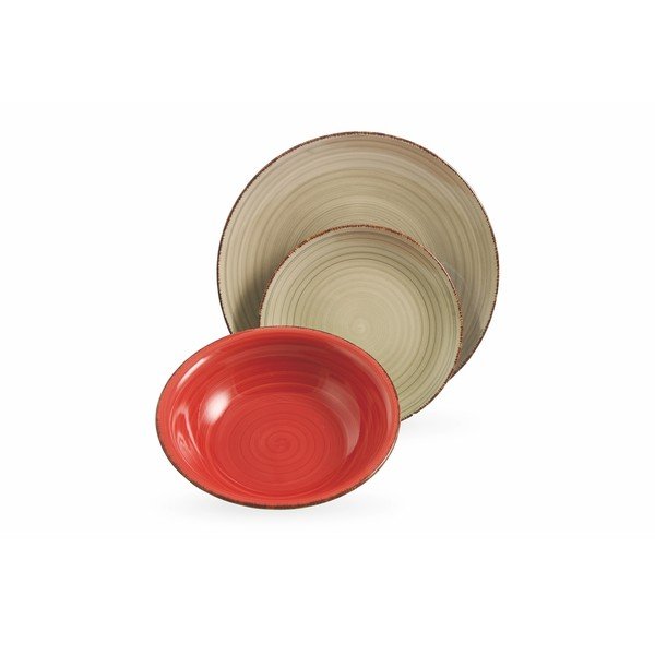 Set 18 farfurii din gresie ceramică VDE Tivoli 1996 Baita Tavola-image-3