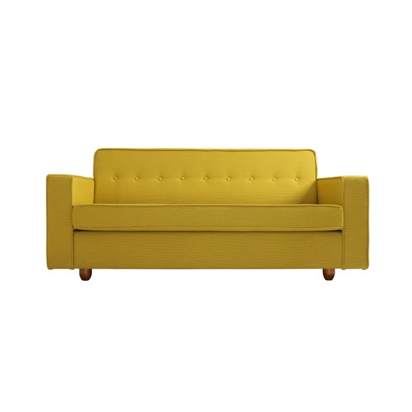 Canapea extensibilă 2 locuri Custom Form  Zugo, galben