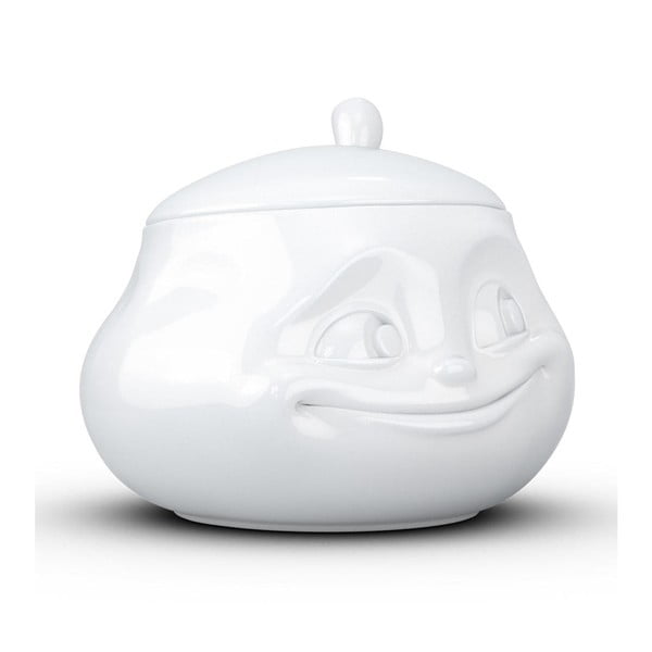 Zaharniță din porțelan, zâmbet 58products, alb-image-2
