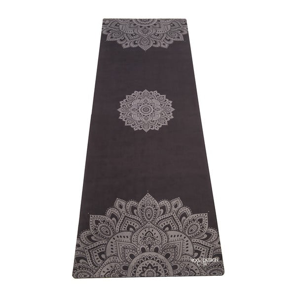 Saltea pentru yoga Yoga Design Lab Mandala Black, 1,5 mm