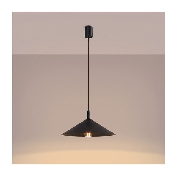 Lustră neagră din oțel ø 40 cm Zylo – Sollux-image-3