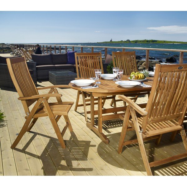 Masă extensibilă pentru grădină Brafab Everton, 200-250 x 100 cm-image-1