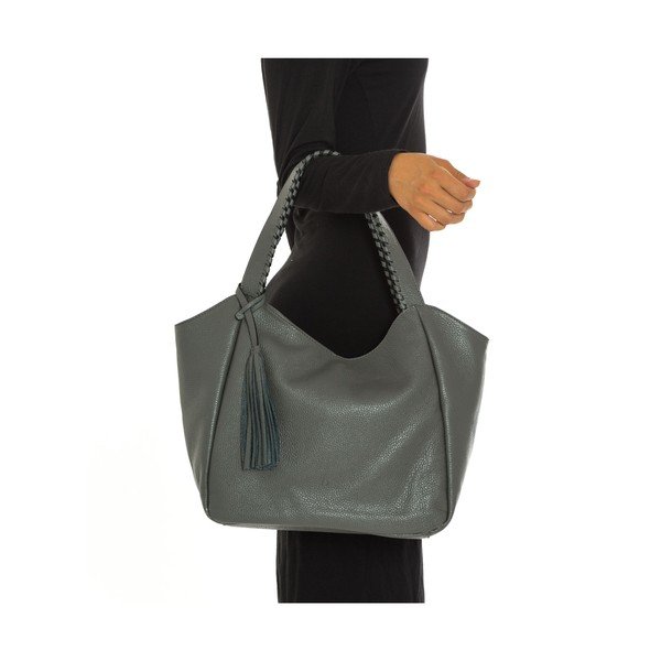 Geantă din piele Isabella Rhea no. 4487, gri-image-1